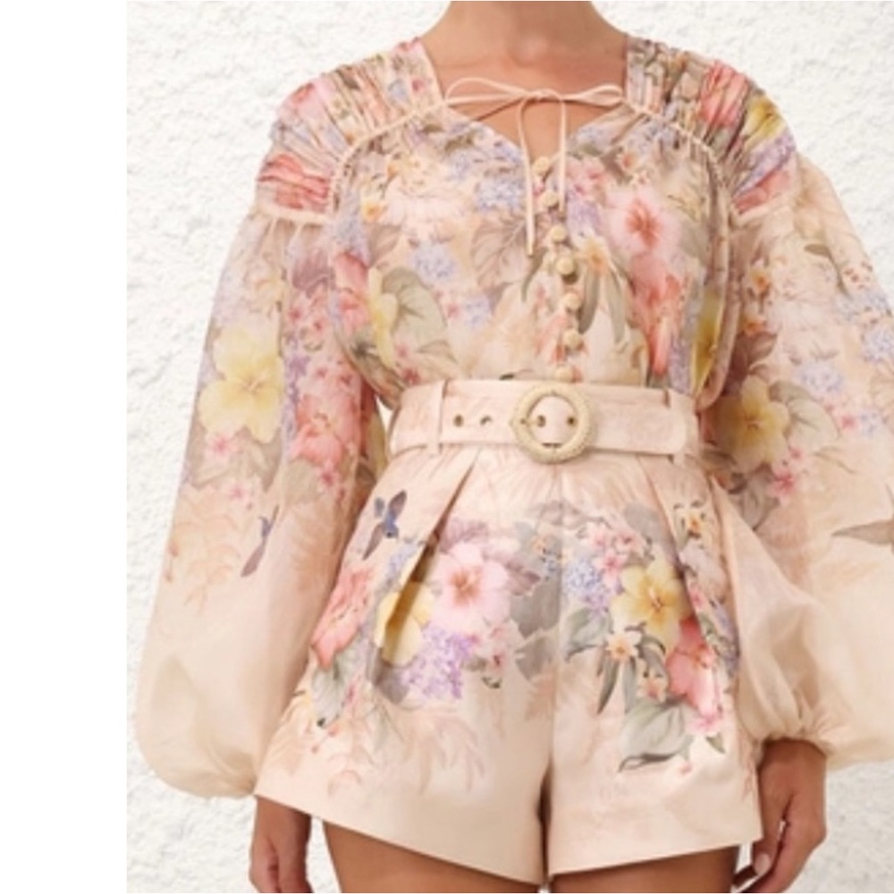 Zimmermann “Illuminate Drawn” Shorts – NWT, Size 2